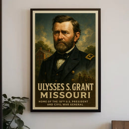 Ulysses S. Grant 18Th President Poster