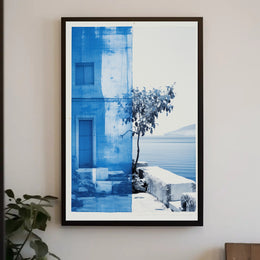 Serene Coastal Reflection Poster