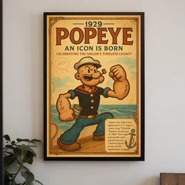 Popeye 1929 Art Poster POP-80