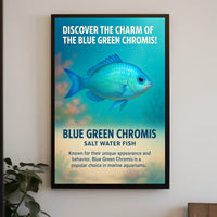 Discover The Charm Of The Blue Green Poster