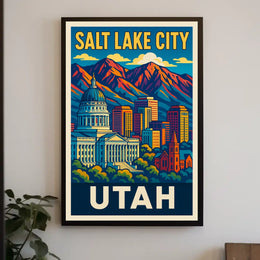 Salt Lake City Utah Poster