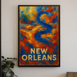 Vibrant New Orleans Poster