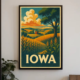 Scenic Iowa Landscape Poster