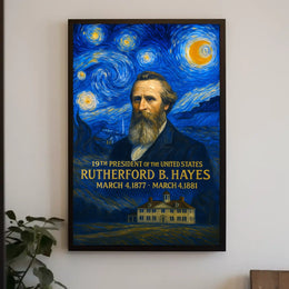 Rutherford B. Hayes 19th President of the United States Presidential Masterpiece Series Poster