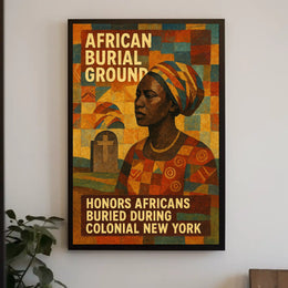 African Burial Ground Memorial Poster