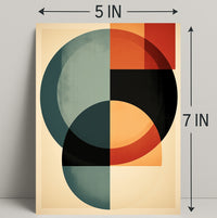 Abstract Geometric Harmony Abstract Poster