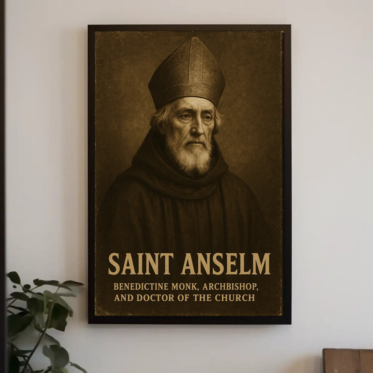Saint Anselm Poster