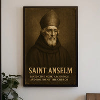Saint Anselm Poster