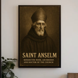 Saint Anselm Poster