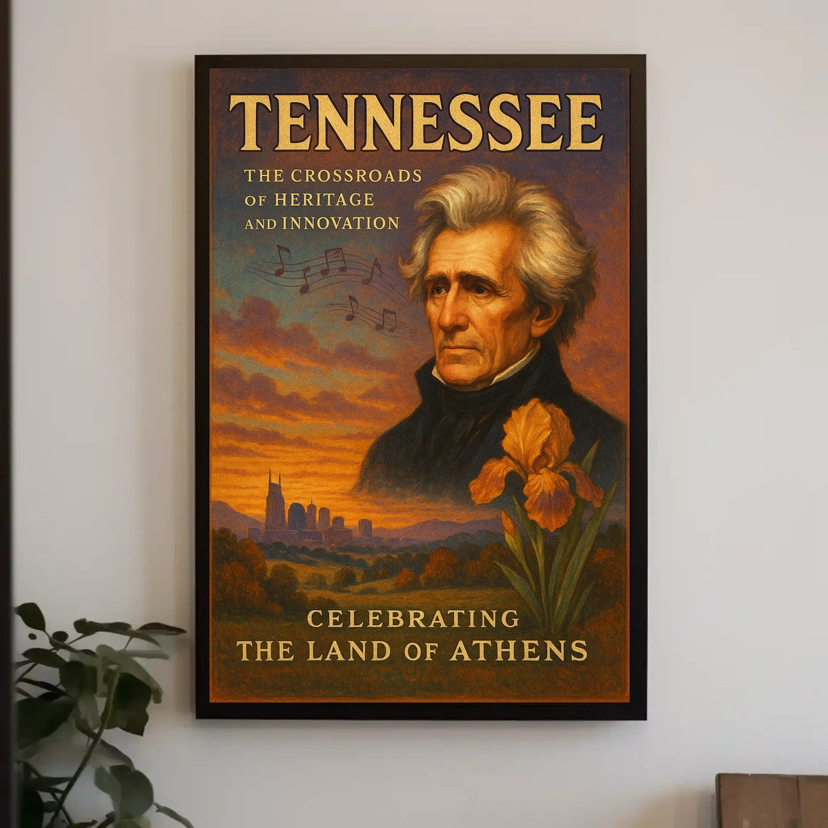 Tennessee The Crossroads of Heritage and Innovation Poster