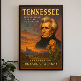 Tennessee The Crossroads of Heritage and Innovation Poster