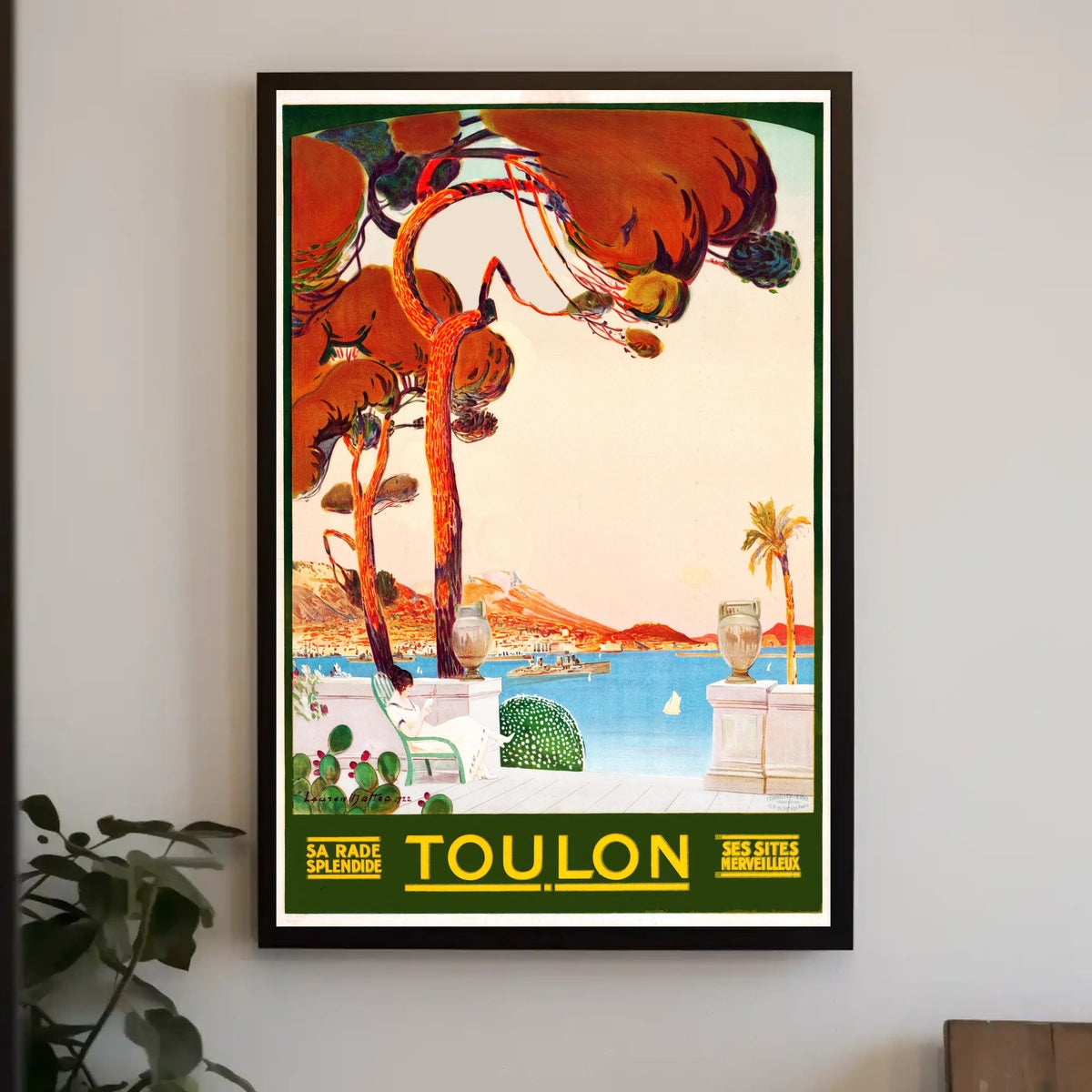 Toulon Sa Rade Splendide Poster