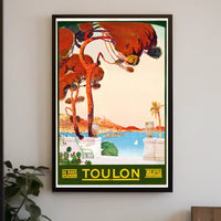 Toulon Sa Rade Splendide Poster