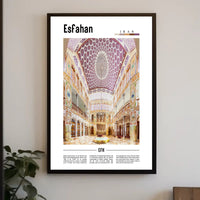 Esfahan Persian Architecture Wonders Cultural or Heritage Poster PosterGoat