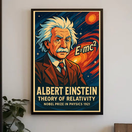 Albert Einstein Theory Of Relativity Poster
