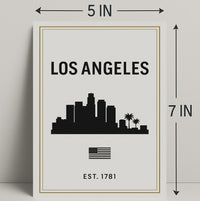 Los Angeles Skyline Poster PosterGoat