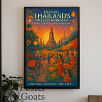 Thailand's Timeless Wonders Travel Poster