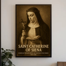Saint Catherine Of Siena Poster