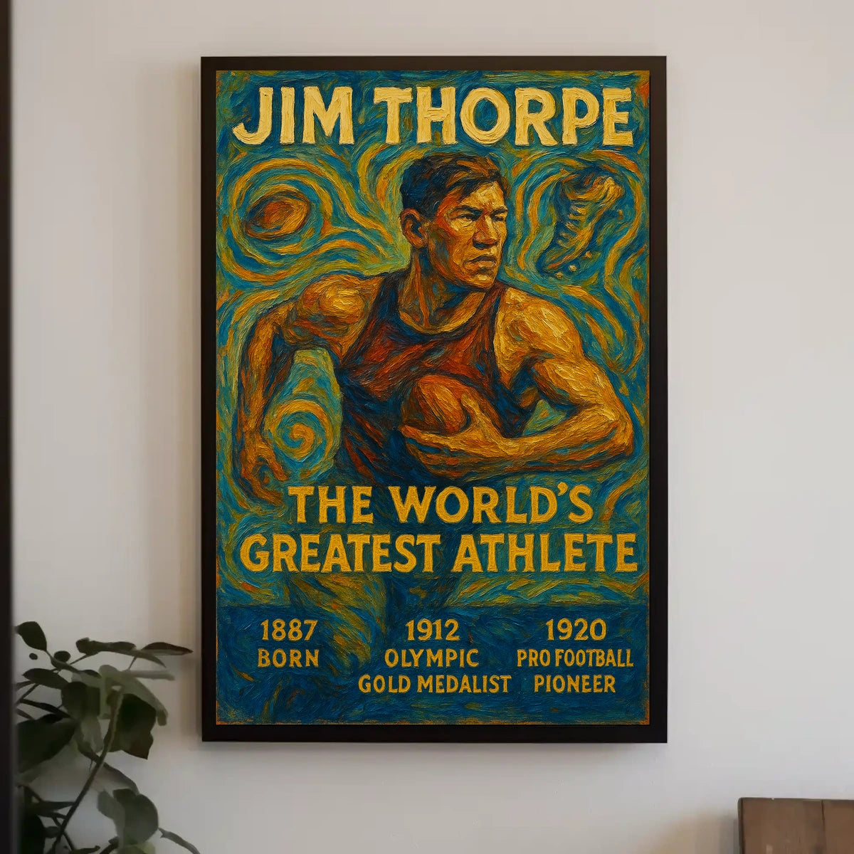 Jim Thorpe Legendary Athlete Jim Thorpe Poster