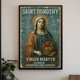 Saint Dorothy Patron Of Gardeners And Poster