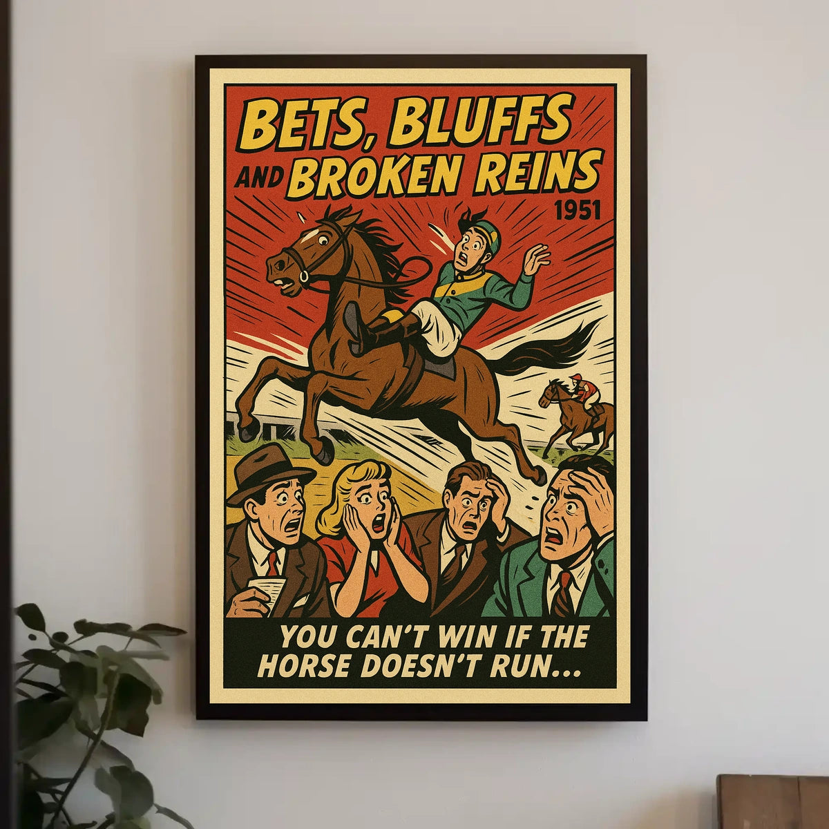 Bets, Bluffs, and Broken Reins Poster