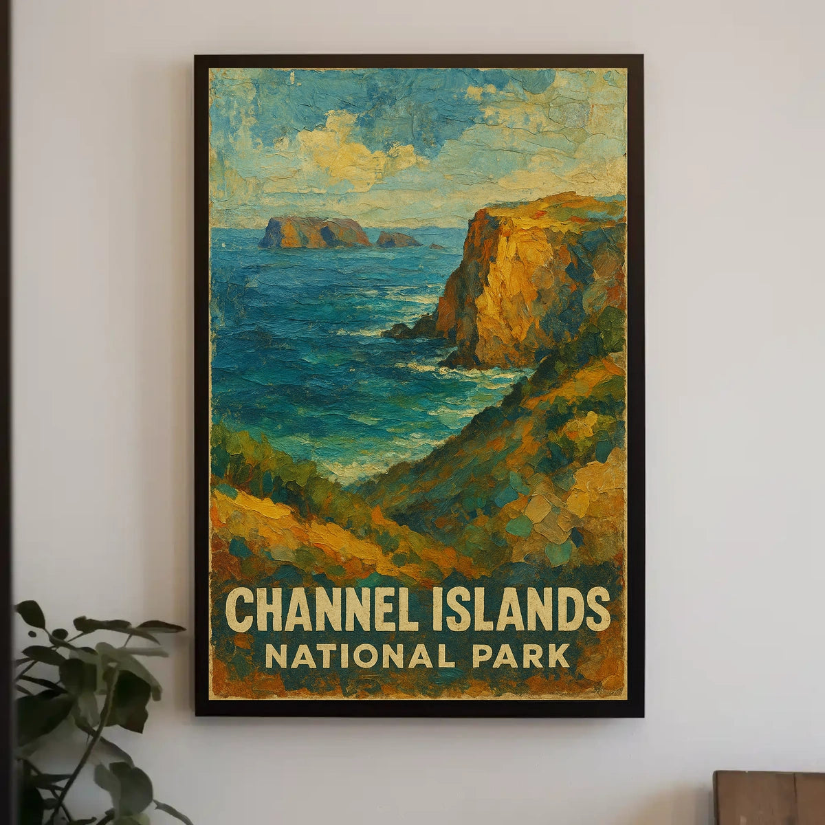 Channel Islands National Park Wanderlust Vintage Poster