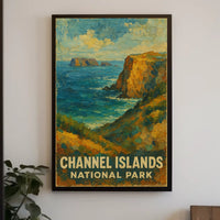 Channel Islands National Park Wanderlust Vintage Poster