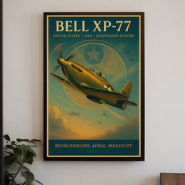 Bell XP-77 Lightweight Fighter Poster