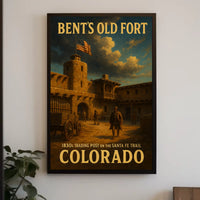BentS Old Fort 1830S Trading Post Poster