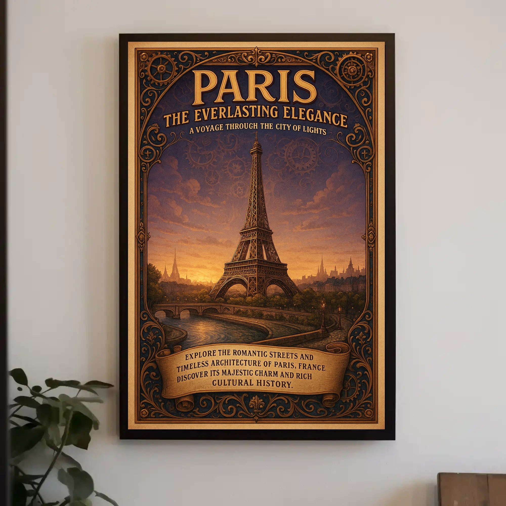 Paris The Everlasting Elegance Poster