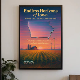 Endless Horizons of Iowa Poster