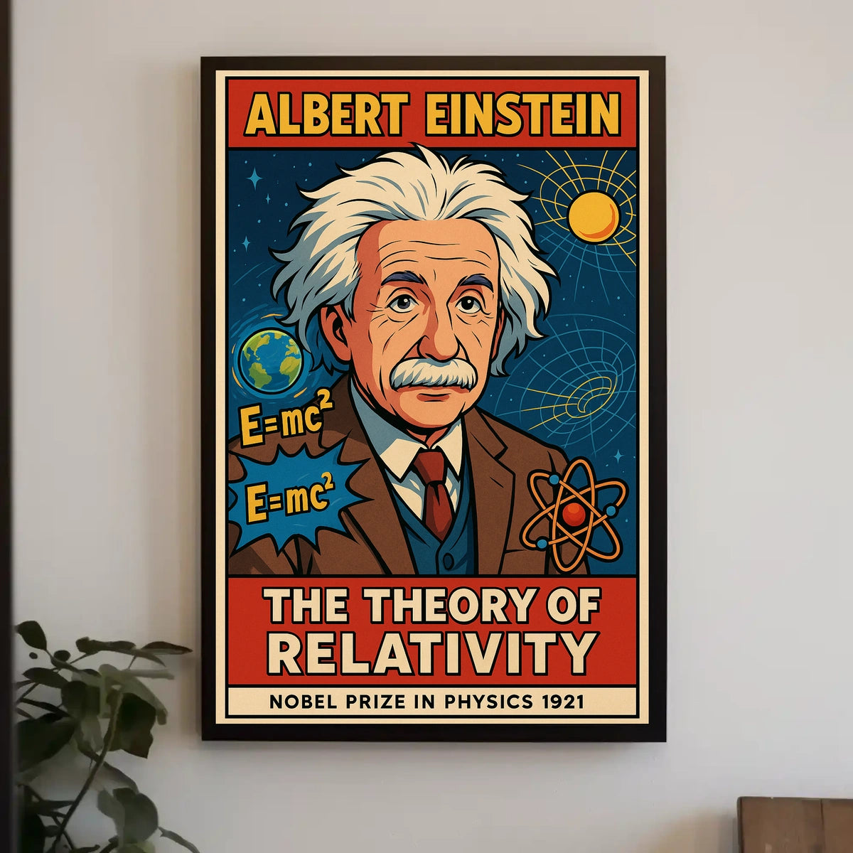 Albert Einstein The Theory Of Poster