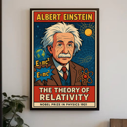 Albert Einstein The Theory Of Poster