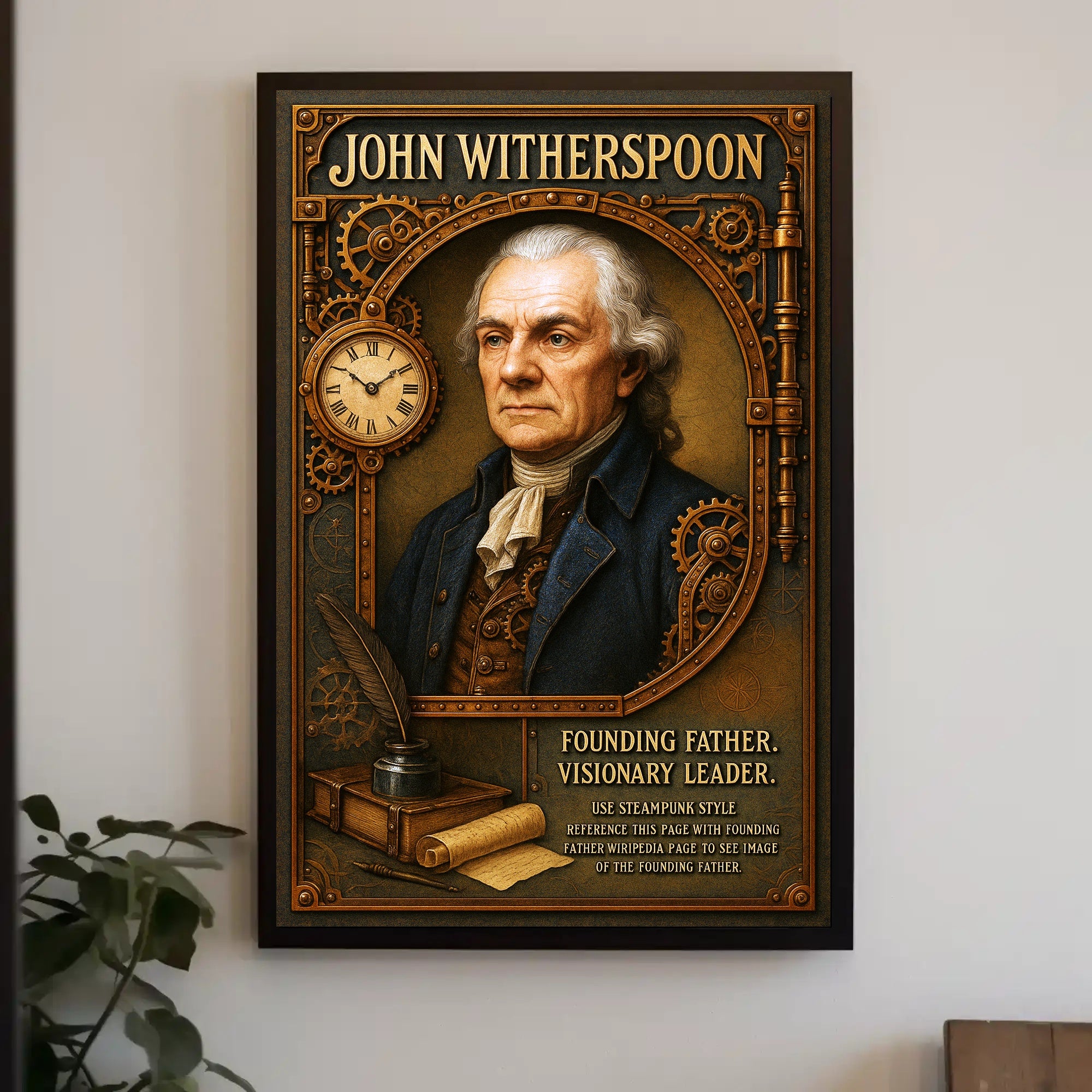 John Witherspoon Founding Father Poster PosterGoat