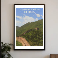 The Great Wall of China Travel Poster