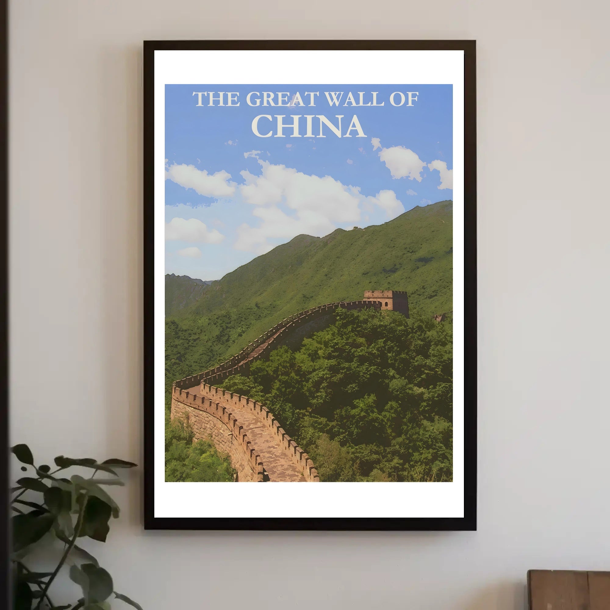 The Great Wall of China Travel Poster
