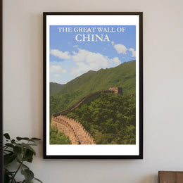The Great Wall of China Travel Poster