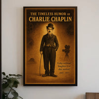 The Timeless Humor Of Charlie Chaplin Poster