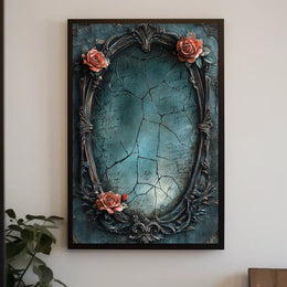 Ornate Vintage Beauty & Decay Art Print Abstract Poster
