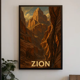 Zion National Park Poster