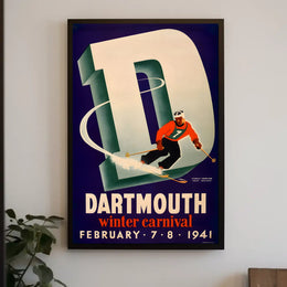 Dartmouth Winter Carnival 1941 Poster