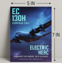 Lockheed EC-130H Compass Call Poster PosterGoat