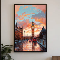 London At Dusk Poster PosterGoat