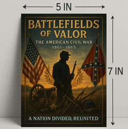 Battlefields of Valor The American Civil War Poster PosterGoat