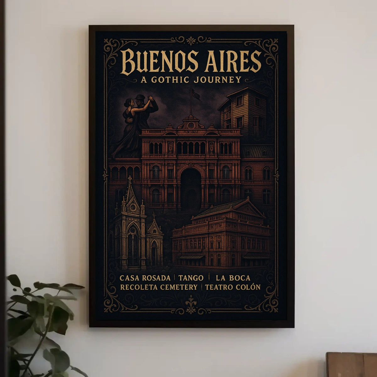 Buenos Aires A Gothic Journey Poster