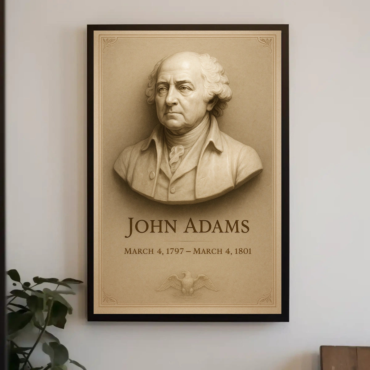 John Adams 2Nd President Poster