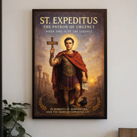 St. Expeditus The Patron of Urgency Poster PosterGoat