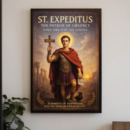 St. Expeditus The Patron of Urgency Poster PosterGoat