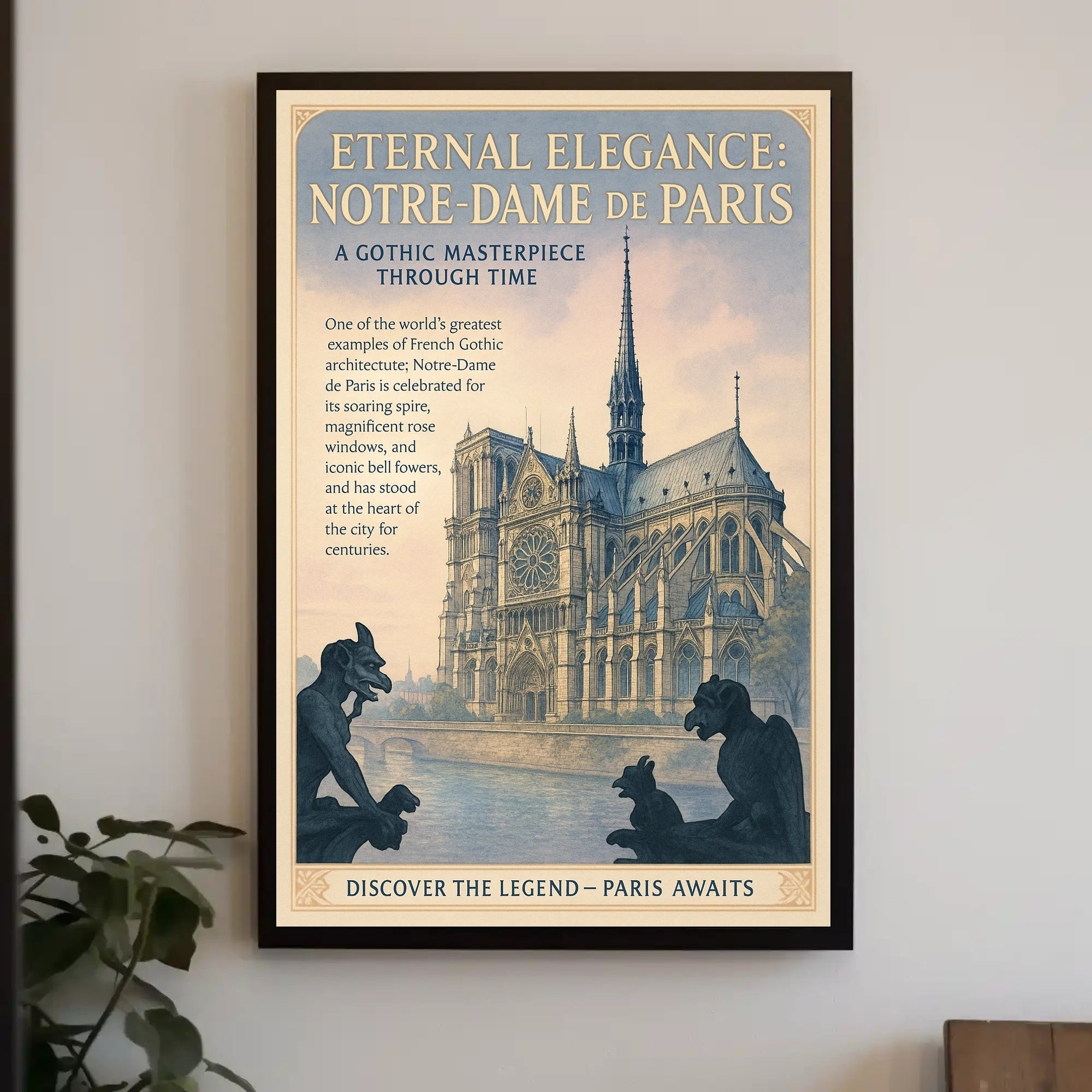 Eternal Elegance: Notre-Dame de Paris Poster PosterGoat