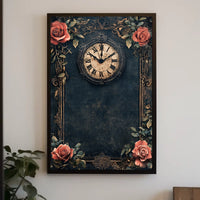 Vintage Clock Wall Art for Heritage Enthusiasts – Cultural Poster